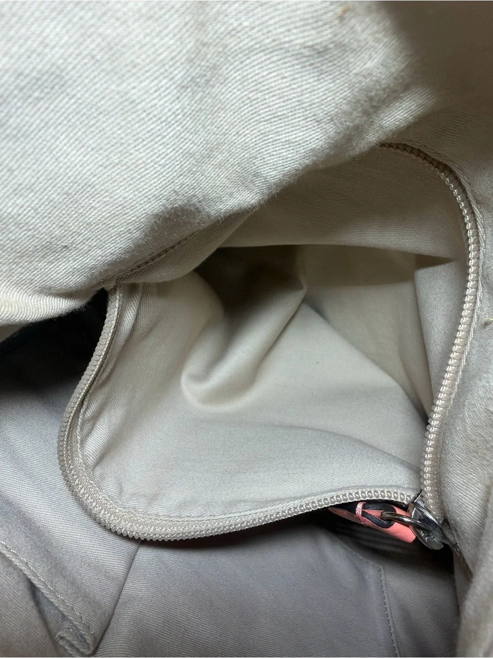 COACH Legacy Perforated Leather Courtenay Hobo 23704 SV/Coral w/Light Sand